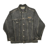 Phat Farm Oversized Denim Jacket - Large Gray Denim