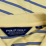 Polo By Ralph Lauren Striped Polo Shirt - XL Blue Cotton