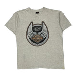 105Th Anniversary Harley Davidson Graphic T-Shirt - Large Gray Cotton