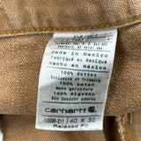 Carhartt Double Knee Carpenter Pants - 39W 30L Beige Cotton