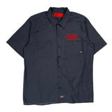 Dickies Short Sleeve Shirt - XL Black Polyester Blend