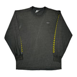 Nike Long Sleeve T-Shirt - Large Grey Cotton