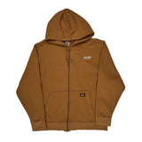 Dickies Hoodie - Large Brown Cotton Blend