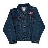 Lightning Mcqueen Disney Cartoon Denim Jacket - Small Blue Cotton
