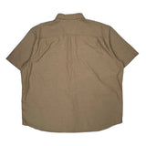 Carhartt Short Sleeve Shirt - 2XL Beige Cotton