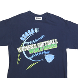 ESPN Mens Navy Blue Women’s Softball World Series T-Shirt M Short Sleeve Crew
