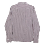 LYLE & SCOTT Mens Red & White Check Shirt M Button-Down Collar Cotton Blend