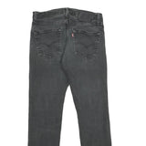 LEVI'S 511 BIG E Mens Jeans Black Slim Skinny Denim Medium W30 L30 Classic Zip