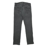 LEVI'S 511 BIG E Mens Jeans Black Slim Skinny Denim Medium W30 L30 Classic Zip