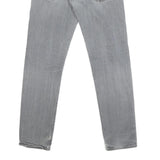 CARHARTT Mens Slim Grey Denim Slim Jeans Cotton Blend W30 L31 Casual Workwear