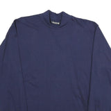 RUSSELL ATHLETIC Mens Blue Long Sleeve Crew Neck Classic T-Shirt M Cotton