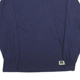 RUSSELL ATHLETIC Mens Blue Long Sleeve Crew Neck Classic T-Shirt M Cotton