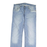 LEVI'S 505 Mens Jeans Blue Regular Straight Denim Light W38 L34 Classic Fit