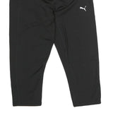PUMA Womens Joggers Black & Coral Slim Tapered M W26 L17 Activewear Gym Fitness