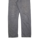 LEVI'S 514 Classic Mens Jeans Grey Classic Straight Denim W35 L32 Zip