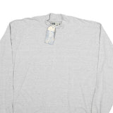 RUSSELL ATHLETIC Mens Grey Long Sleeve Crew Neck T-Shirt M Cotton Casual