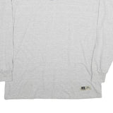RUSSELL ATHLETIC Mens Grey Long Sleeve Crew Neck T-Shirt M Cotton Casual