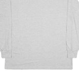 RUSSELL ATHLETIC Mens Grey Long Sleeve Crew Neck T-Shirt M Cotton Casual