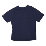 REEBOK Mens Blue Denver Broncos Football T-Shirt XL Short Sleeve Crew Neck