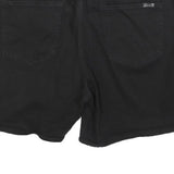 7 FOR ALL MANKIND Womens Black Casual Shorts XL W38 Cotton Blend Stylish Fit