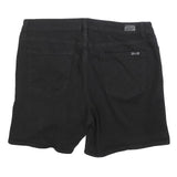 7 FOR ALL MANKIND Womens Black Casual Shorts XL W38 Cotton Blend Stylish Fit