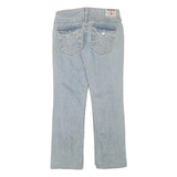 TRUE RELIGION Womens Jeans Blue Regular Bootcut Denim Light W28 L28 Stylish
