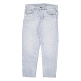 CARHARTT Womens Jeans Light Blue Regular Straight Denim Rinse W33 L30 Classic