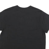 CHAMPION Womens Black Cotton Blend Classic Logo T-Shirt XL Short Sleeve Crew