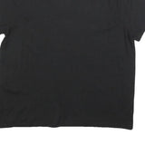 CHAMPION Womens Black Cotton Blend Classic Logo T-Shirt XL Short Sleeve Crew