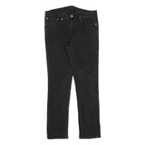 LEVI'S 511 Slim Mens Jeans Black Slim Skinny Denim Raw W34 L32 Stretch Zip