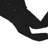 MARC O'POLO Womens Black Playsuit Cotton Blend S Buttoned Collar Casual Jumpsuit