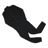 MARC O'POLO Womens Black Playsuit Cotton Blend S Buttoned Collar Casual Jumpsuit