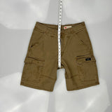 Wrangler Cargo Shorts - 30W 10L Brown Cotton