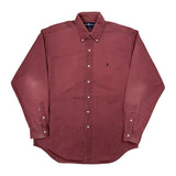 Blaire Ralph Lauren Shirt - Medium Burgundy Cotton