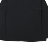 REEBOK Womens Black Plain Pullover Crew Neck Basic Knit UK 16 Polyester Blend