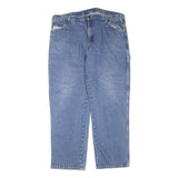 DICKIES Mens Regular Fit Blue Denim Jeans W42 L32 Workwear Casual Cotton Blend