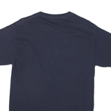 CHAMPION Mens Navy Blue University Of Illinois Chicago Graphic T-Shirt M Short