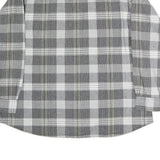 WRANGLER Mens Grey & White Check Shirt XL Button Down Cotton Casual