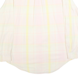 RALPH LAUREN Mens White & Yellow Cotton Check Shirt L Classic Button-Down Collar