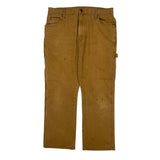 Dickies Carpenter Trousers - 35W 29L Brown Cotton