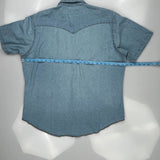 Wrangler Denim Shirt - XL Light Wash Denim