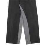 LEVI'S 505 Mens Jeans Black Loose Straight Denim Medium W30 L30 Classic Style