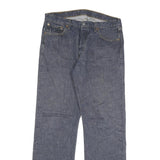 LEVI'S 501 Mens Jeans Blue Regular Straight Denim Medium W36 L34 Button Closure