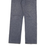 LEVI'S 501 Mens Jeans Blue Regular Straight Denim Medium W36 L34 Button Closure