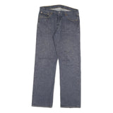 LEVI'S 501 Mens Jeans Blue Regular Straight Denim Medium W36 L34 Button Closure