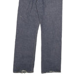LEVI'S 501 Mens Jeans Blue Regular Straight Denim Medium W36 L34 Button Closure