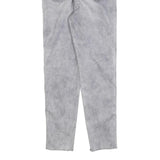 DIESEL Womens Slim Grey Denim Jeans W30 L28 Stripe Detail Zip Closure