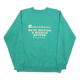 PENMANS Womens Green The Sick Kids Telethon Cotton Blend Sweatshirt L