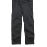 HUGO BOSS Mens Slim Black Cotton Blend Trousers W30 L34 Zip Closure