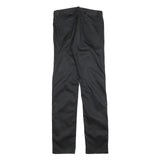 HUGO BOSS Mens Slim Black Cotton Blend Trousers W30 L34 Zip Closure